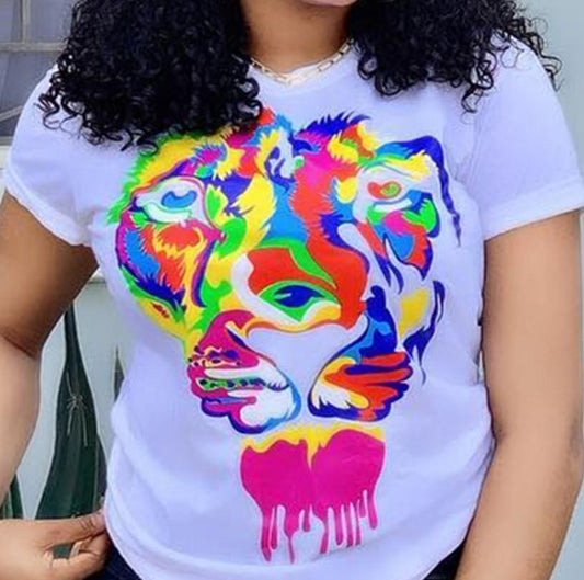 Colourful Tiger Tee