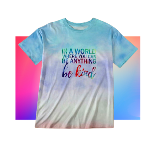 Be kind Tie-dye T-shirt